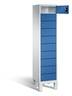 C+P Schließfachschrank Evolo, H1850xB420xT500mm, 7035/5010