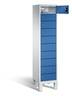 C+P Schließfachschrank Evolo, H1850xB420xT500mm, 7035/5010