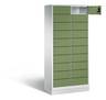 C+P Schließfachschrank Evolo, H1800xB810xT500mm, 7035/6011