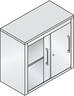 C+P Anstell-Schiebetürenschrank, 2 OH, Breite 800 mm, lichtg 481478-YY