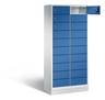 C+P Schließfachschrank Evolo, H1800xB810xT500mm, 7035/5010