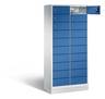 C+P Schließfachschrank Evolo, H1800xB810xT500mm, 7035/5010
