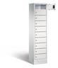 C+P Schließfachschrank Evolo, H1850xB420xT500mm, 7035/7035