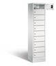 C+P Schließfachschrank Evolo, H1850xB420xT500mm, 7035/7035
