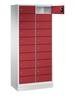 C+P Schließfachschrank Evolo, H1800xB810xT500mm, 7035/3003