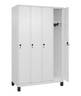 C+P Spind Classic PLUS 4Abteile 1950x1200x500mm ws/ws