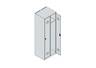C+P Spind Classic PLUS 2Abteile 1850x600x500mm l.gr/l.bl