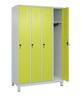 C+P Spind Classic PLUS 4Abteile 1950x1200x500mm l.gr/c.gn