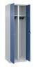 C+P Schwarz-Weiß-Spind Classic PLUS 1850x600x500mm 2Abteile lgr/fbl