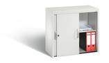 C+P Sideboard mit Schiebetüren Acurado, H720xB800xT400mm, 7035/7035