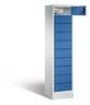 C+P Schließfachschrank Evolo, H1850xB420xT500mm, 7035/5010