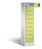 C+P Schließfachschrank Evolo, H1850xB420xT500mm, 7035/0024