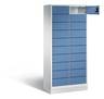 C+P Schließfachschrank Evolo, H1800xB810xT500mm, 7035/5023