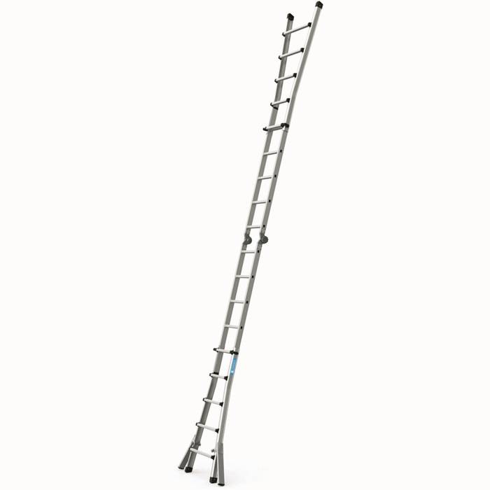 Teleskopleiter Variotec V 4x5Sprossen L.5,29m Arbeits-H.3,9-6,05m Belastung150kg