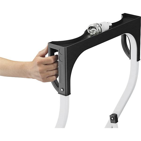 Klapptritt K75 ComfortLine Stahl Tragfähigkeit 150 kg 2 Stufen Tritthöhe 470 mm. Hailo 79191049