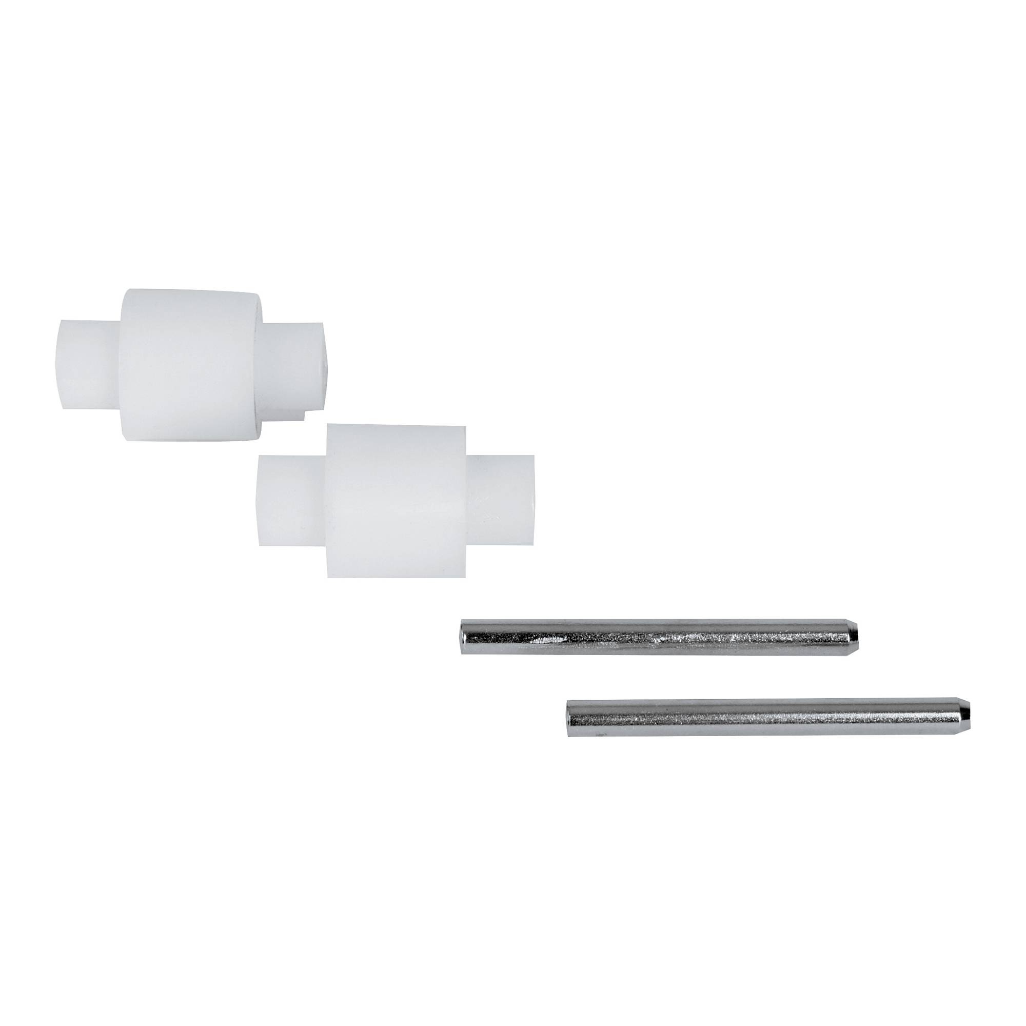 Hailo Set 2x Rollen + 2x Achsen für Hailo Öko Vario XL