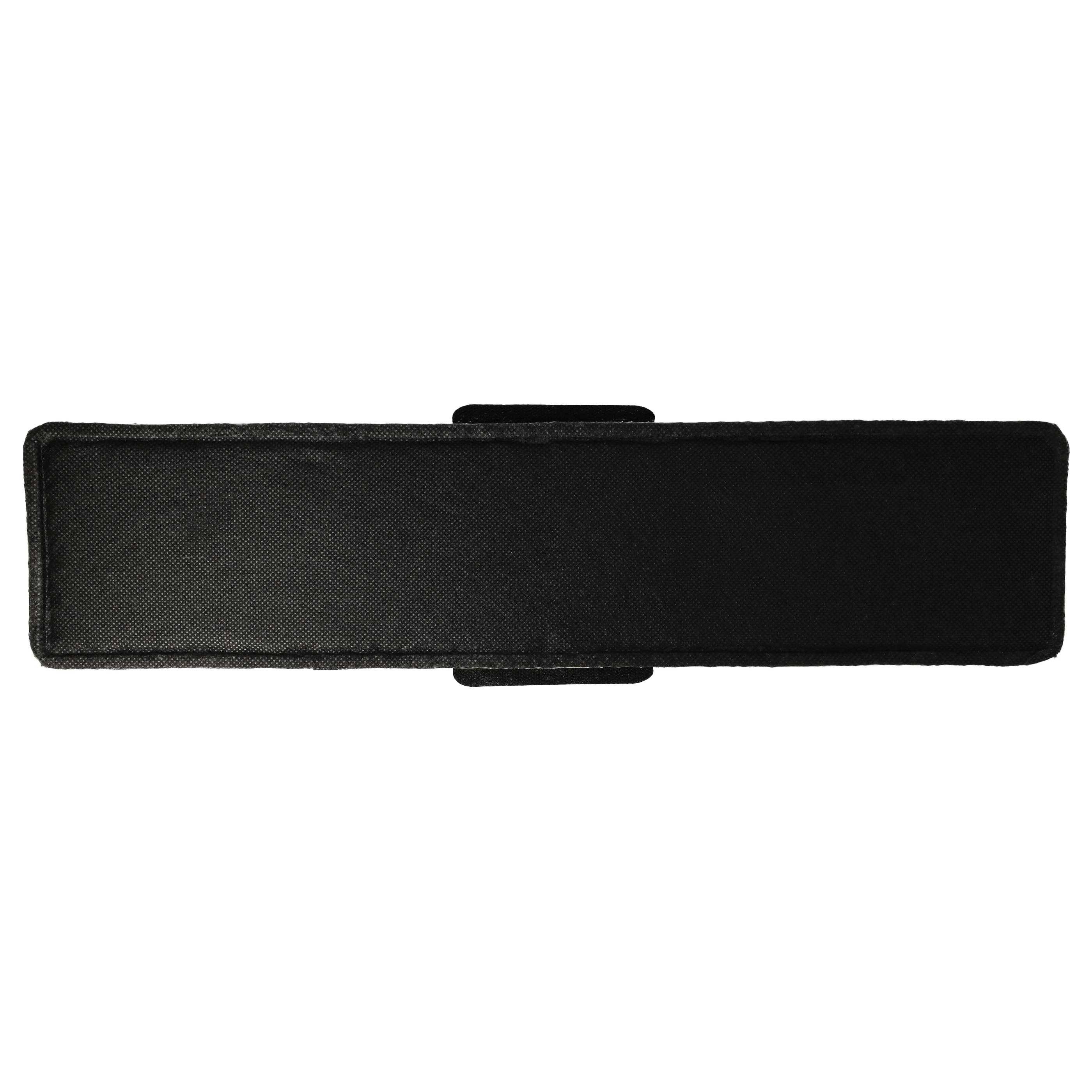 vhbw 1x Aktivkohlefilter kompatibel mit Miele DUU 2900 Dunstabzugshaube - 43 x 10 x 2 cm