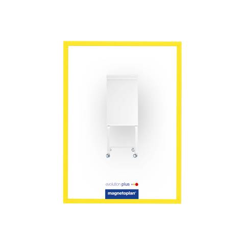 Magnetofix Sichtfenster gelb DIN A4 5St