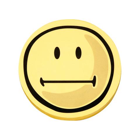 magnetoplan Bewertungssymbole Smilies neutral, rund