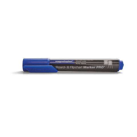 magnetoplan Board- und Flipchartmarker PRO+, blau