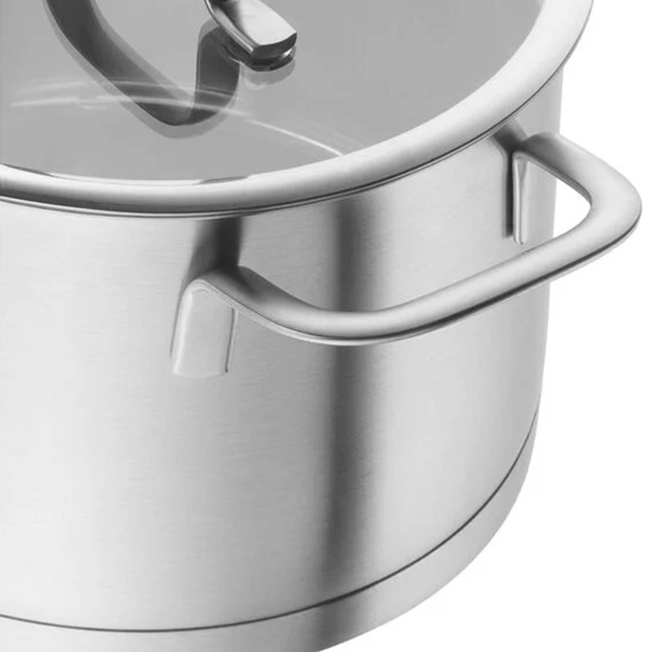 Zwilling TrueFlow - Rund - Silber - Edelstahl - Silber - Edelstahl - Keramik - Gas - Halogen - Induktion - Ver