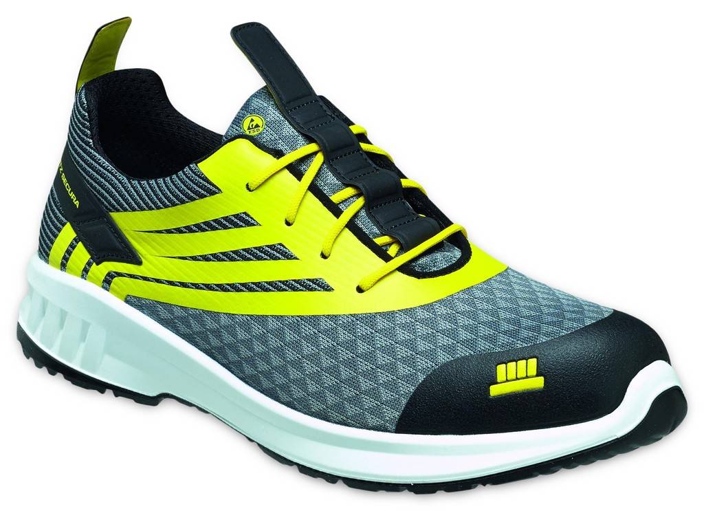 Halbschuh CP 4480, gelb-grau,