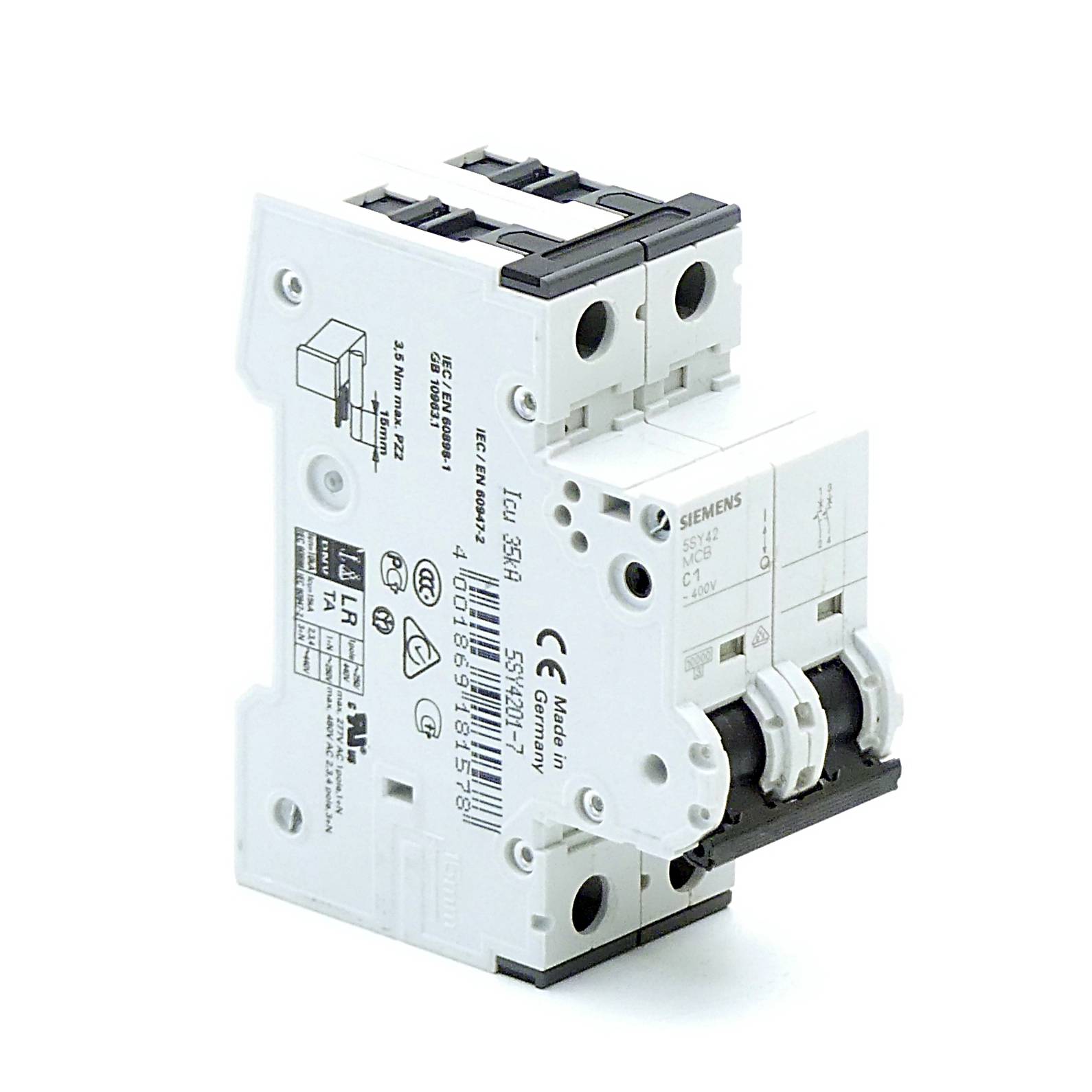 Siemens Leistungsschutzschalter MCB C1 (5SY4201-7)