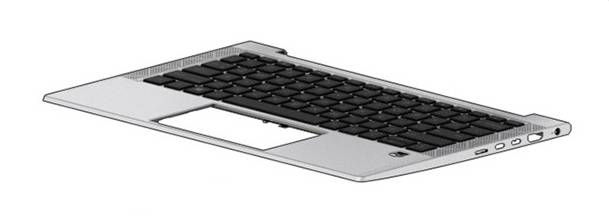 HP M08700-041 - Tastatur - HP - EliteBook 830 G7 - Top cover/keyboard