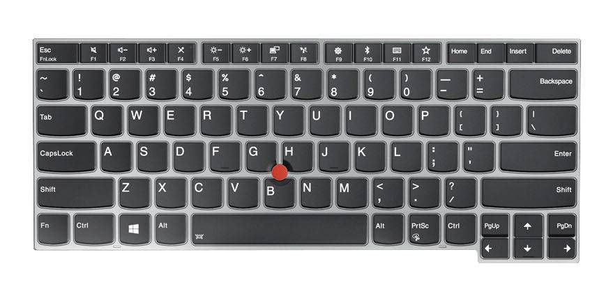 Lenovo Chicony - Ersatztastatur Notebook - mit Trackpoint