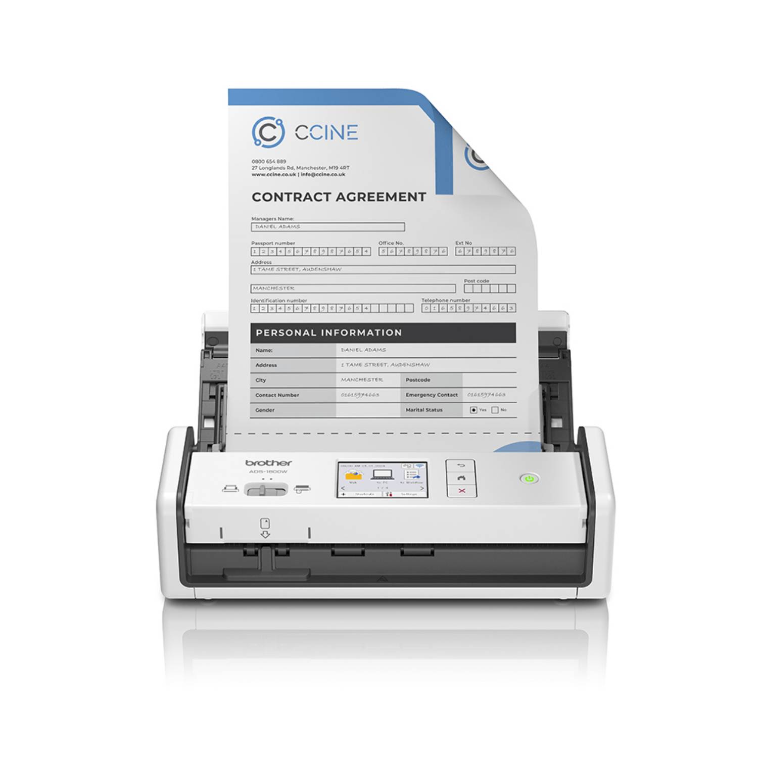 Scanner A4 Duplex Farbe WLAN