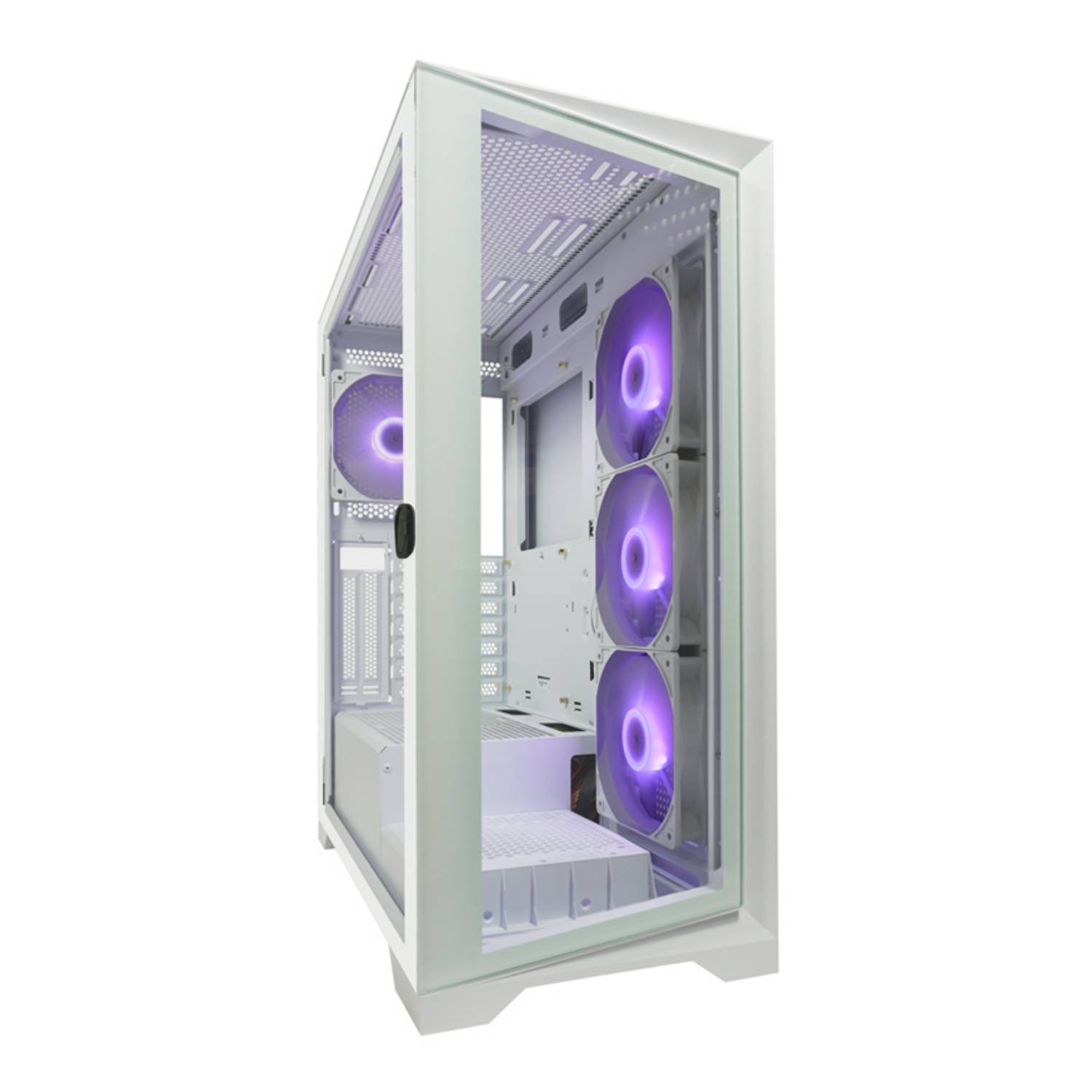LC-Power LC-7041B-ON, Midi Tower, PC, Weiß, ATX, micro ATX, Mini-ITX, Metall, Kunststoff, Gaming