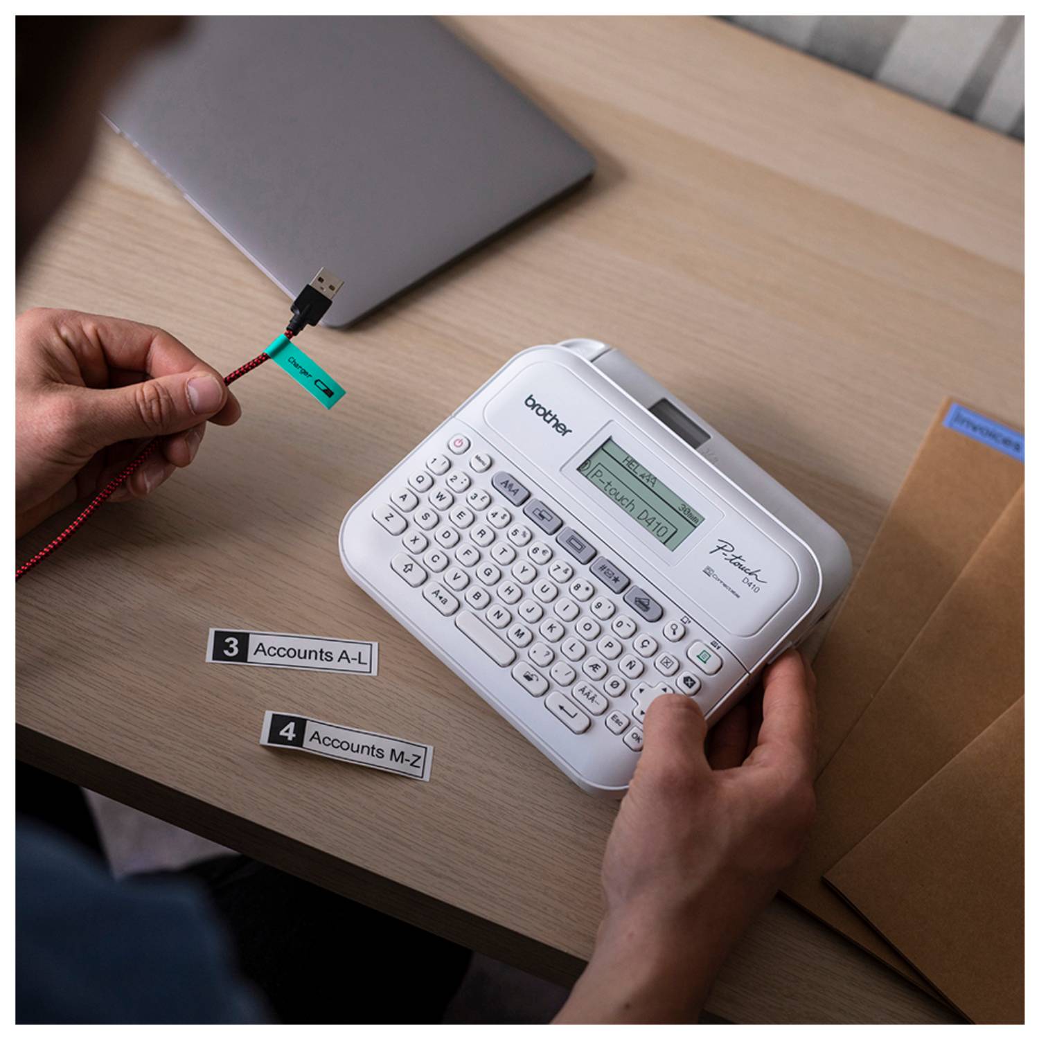 Brother PT-D410VP Label Maker BUREAUTIQ