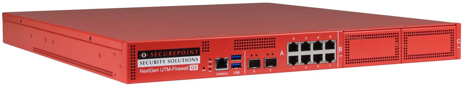 Securepoint RC400R G5 Security UTM Appliance - 25000 Mbit/s - 3500 Mbit/s - 500