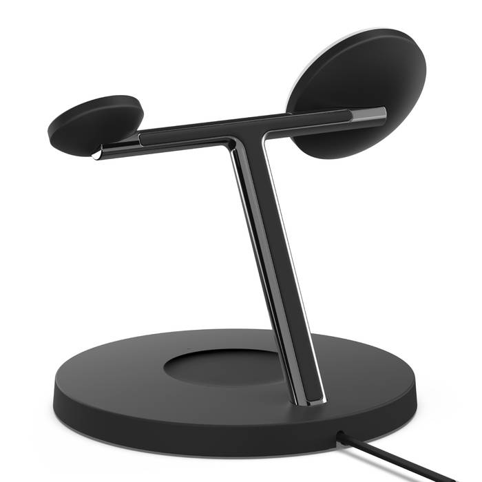 Belkin BoostCharge Pro, Drinnen, USB, Kabelloses Aufladen, Schwarz