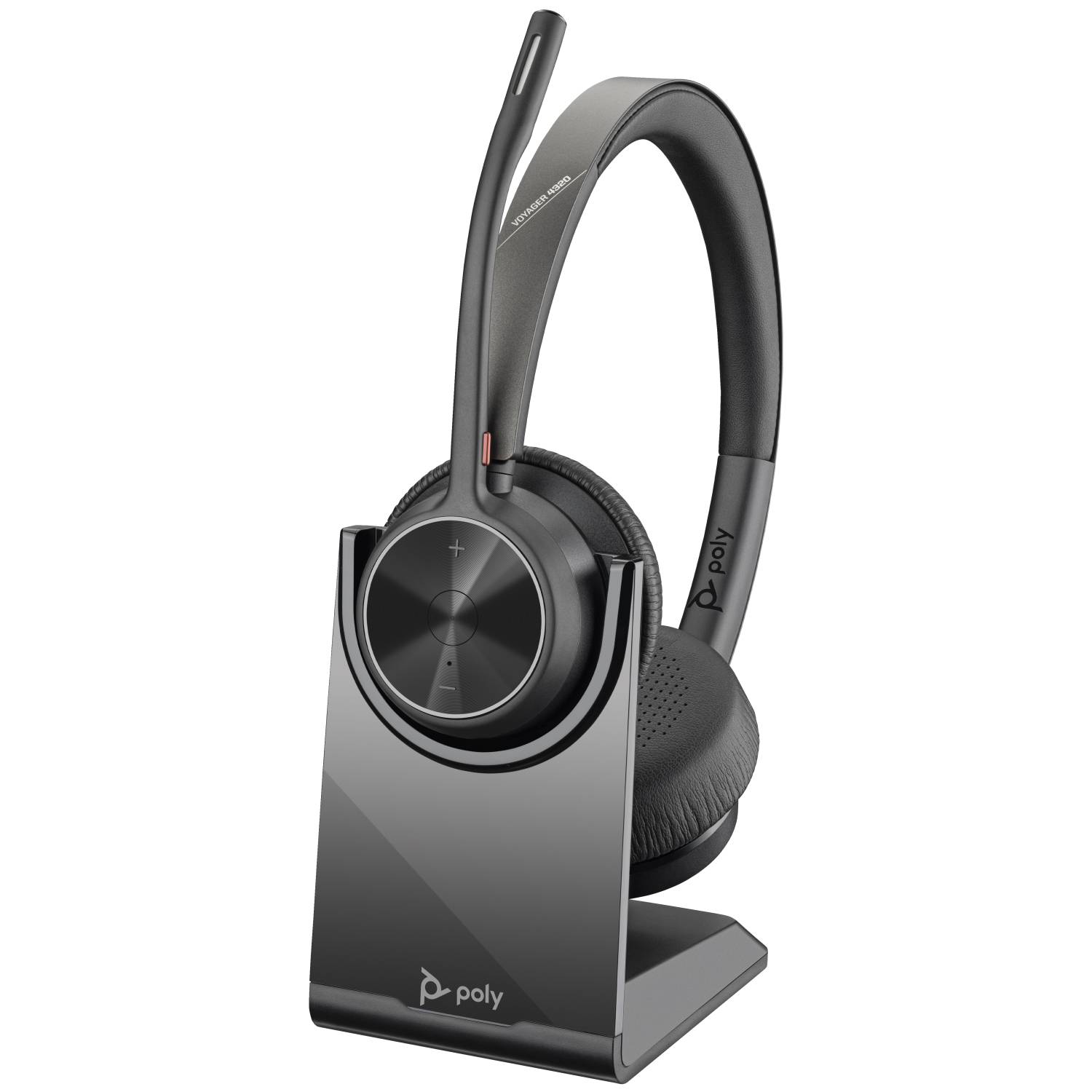 HP Poly Voyager 4320 UC USB-A Headset Eingabe / Ausgabe Kopfhörer &