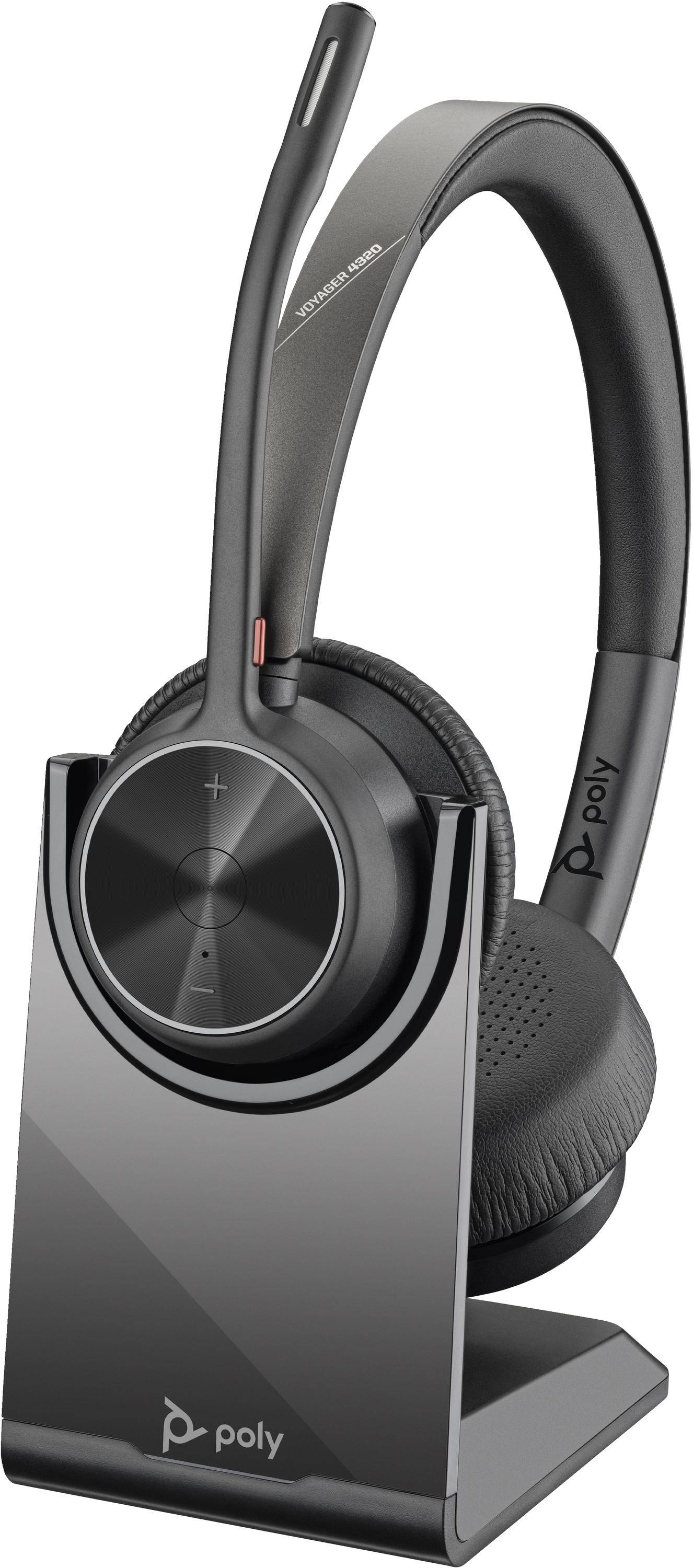 HP Poly Voyager 4320 UC USB-A Headset Eingabe / Ausgabe Kopfhörer &