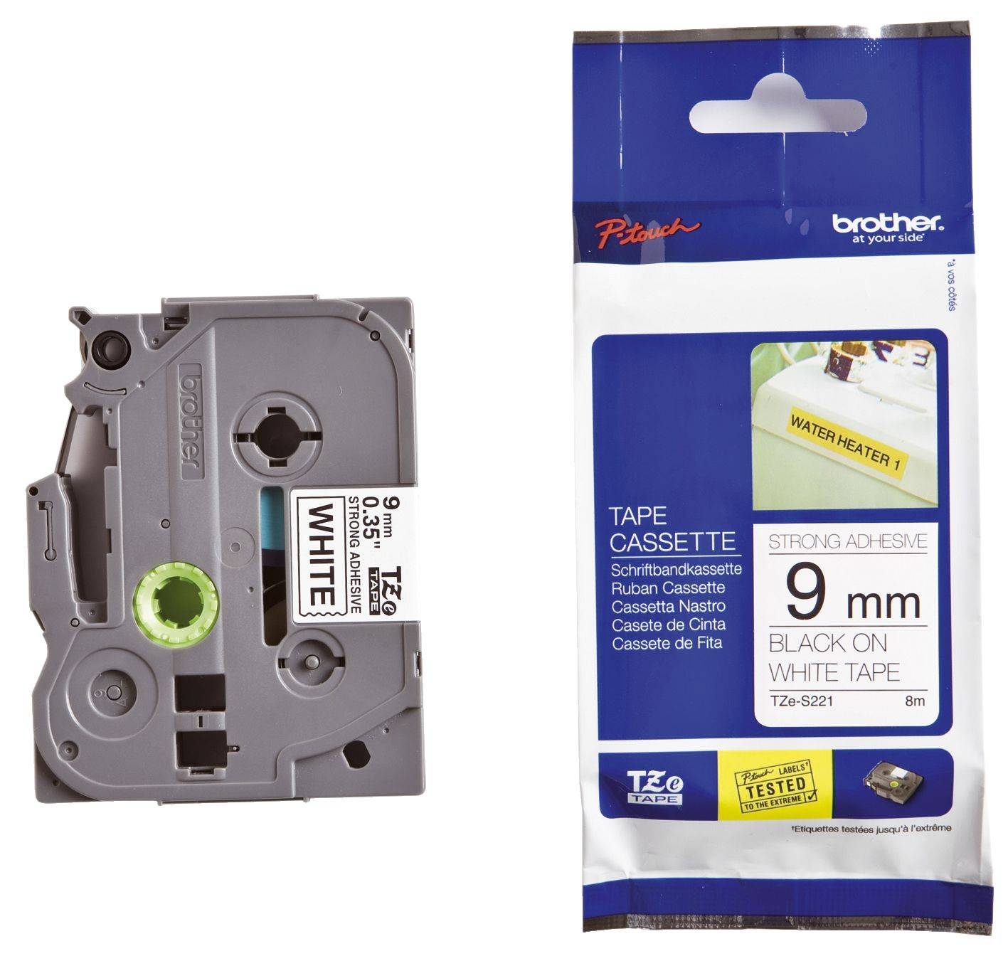 Rolle (0,9 cm) Bandkassette - für P-Touch PT-1080