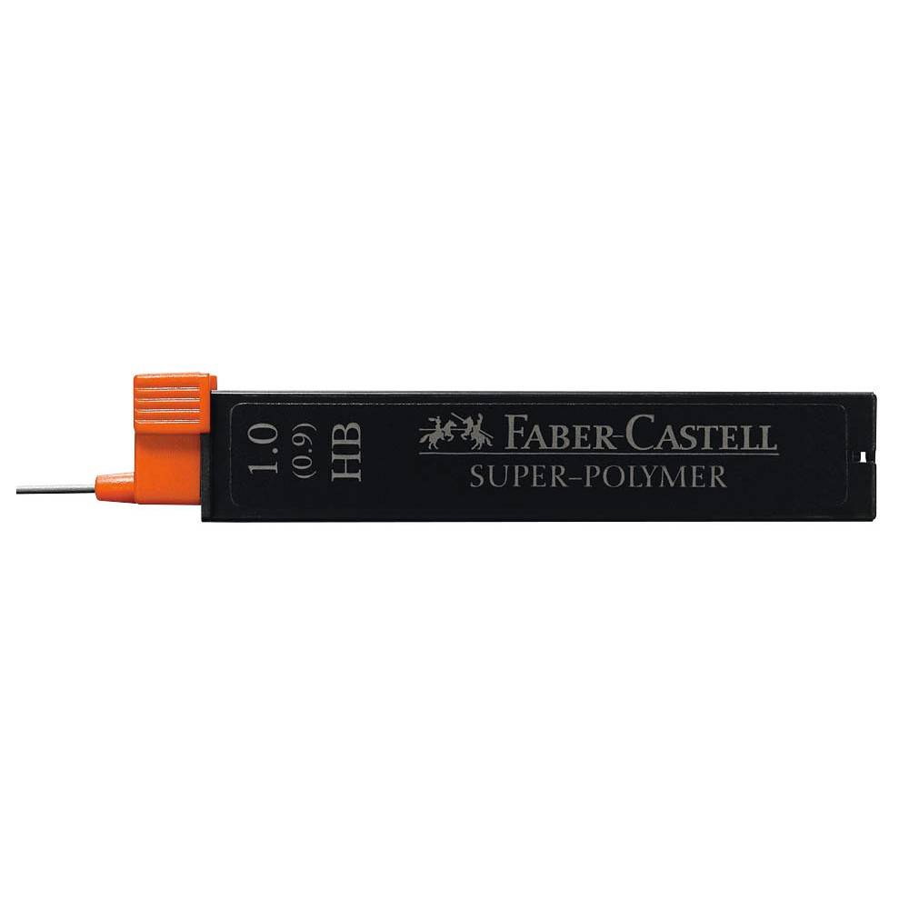 FABER-CASTELL SUPER-POLYMER Bleistiftminen 1.0 mm schwarz