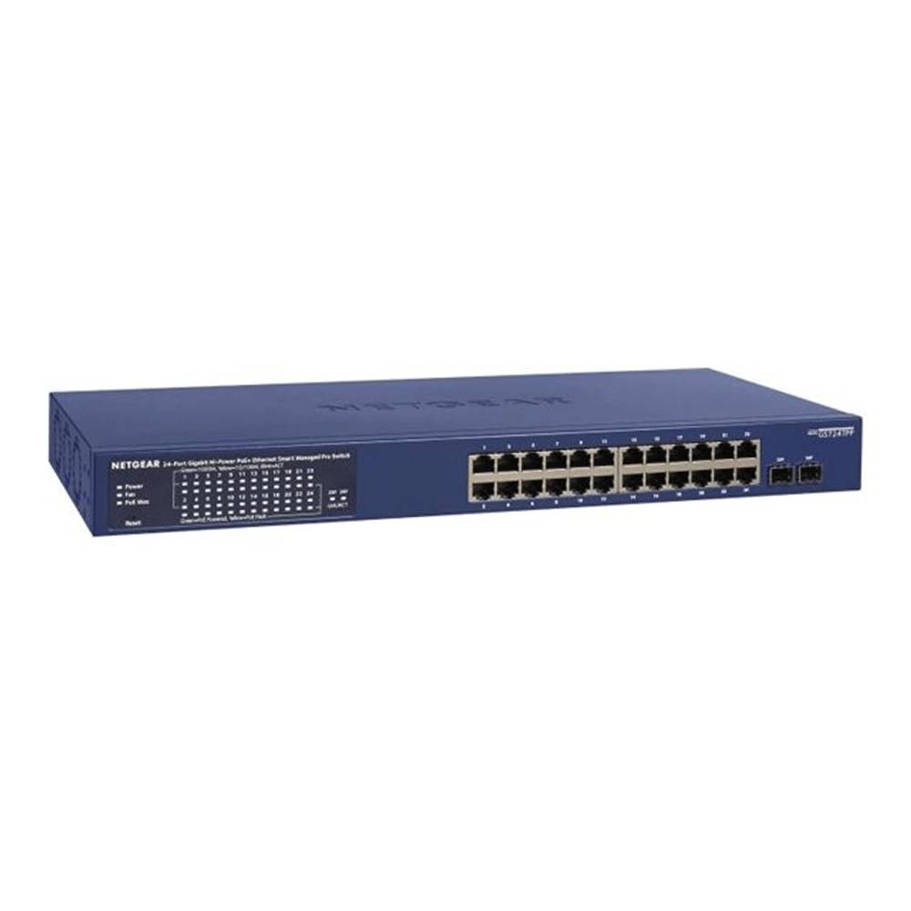 Netgear Smart GS724TP - Switch - L3 Lite - Smart - 24 x 10/100/1000 (PoE+)