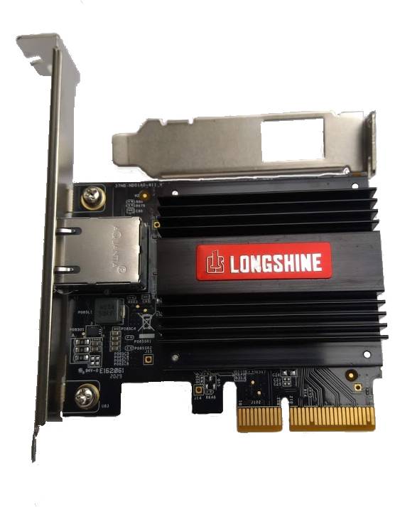 Longshine NEK PCIe x4 10GBit RJ-45 retail Multimedia-Technik Netzwerkkarten