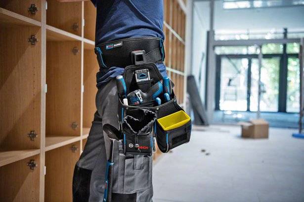 Bosch Professional GWT 4 1600A0265T Heimwerker, Handwerker Werkzeugtasche unbestückt (L x B x H) 21 mm x 15 cm x 25 cm