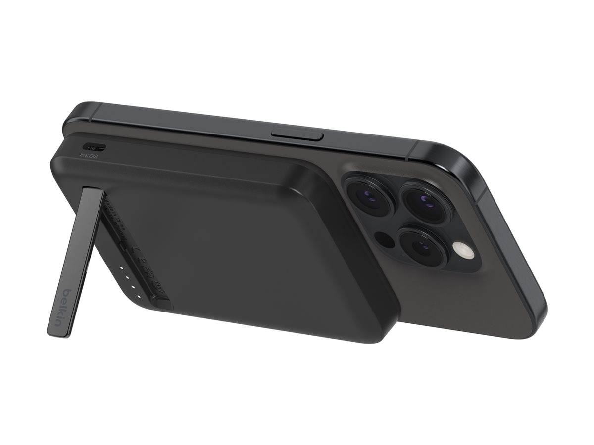 Belkin BoostCharge Pro - 8000 mAh - Kabelloses Aufladen - Schwarz