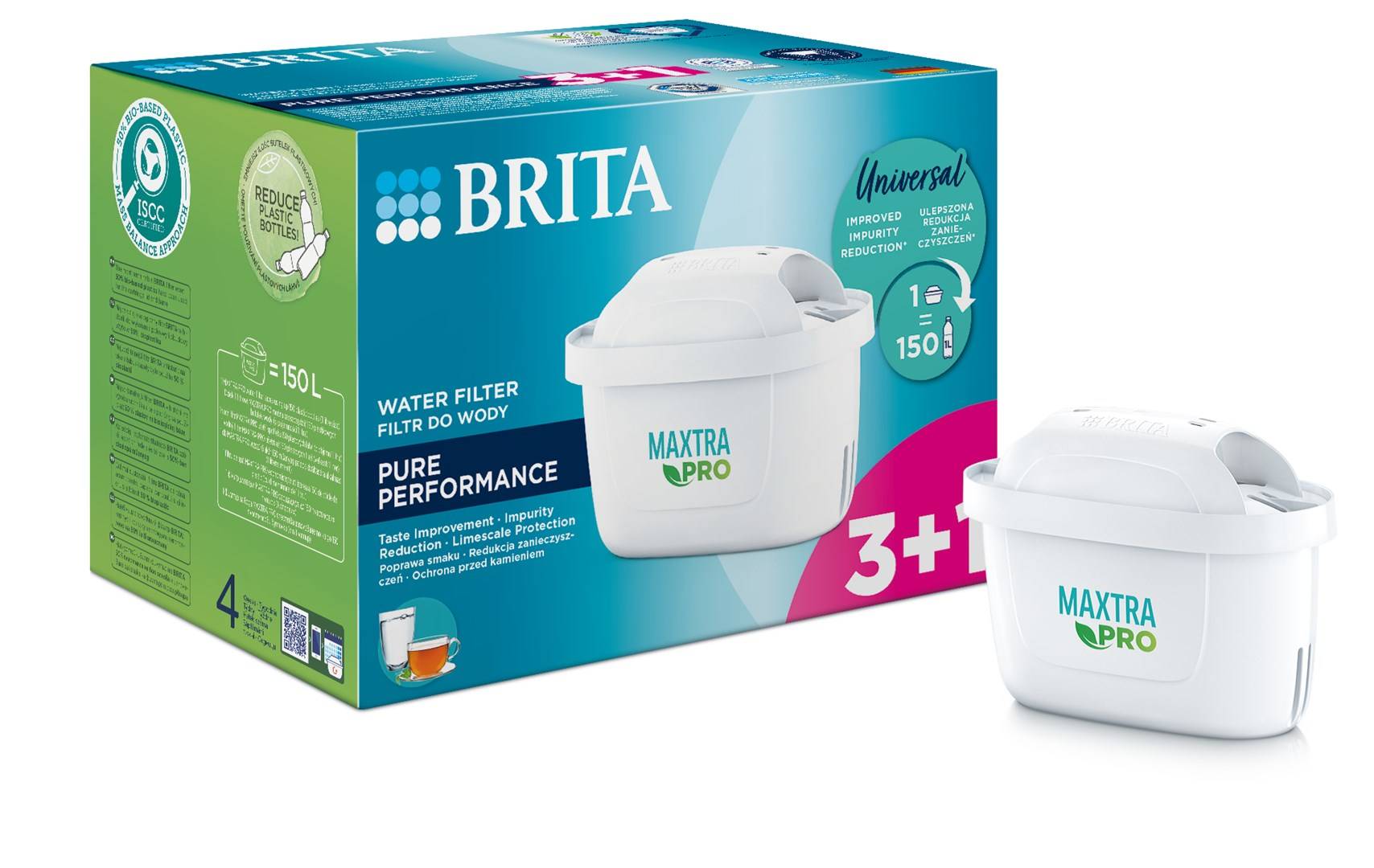 Brita MX+ Pro Pure Performance Filter 3+1 Stück (1051759)