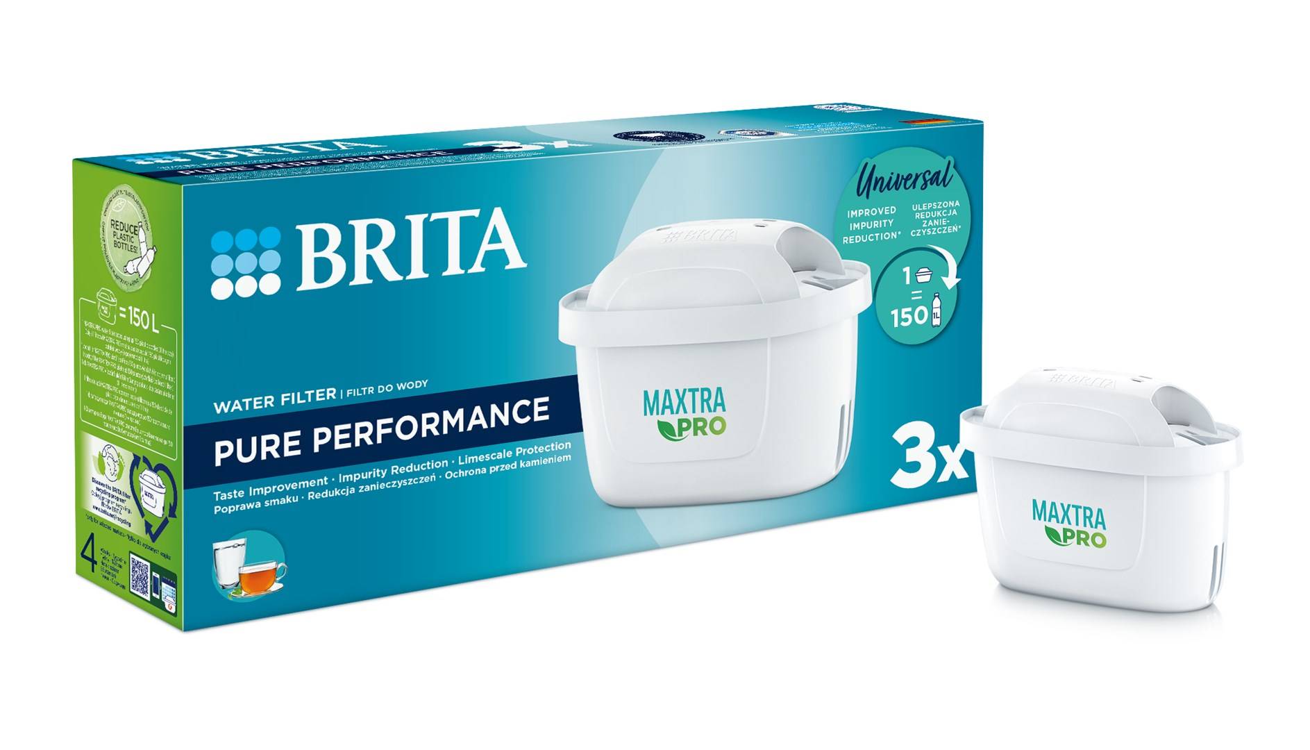 Brita Maxtra+ Pure Performance Wasserfilterkartusche 3 Stück(e) (1051755)