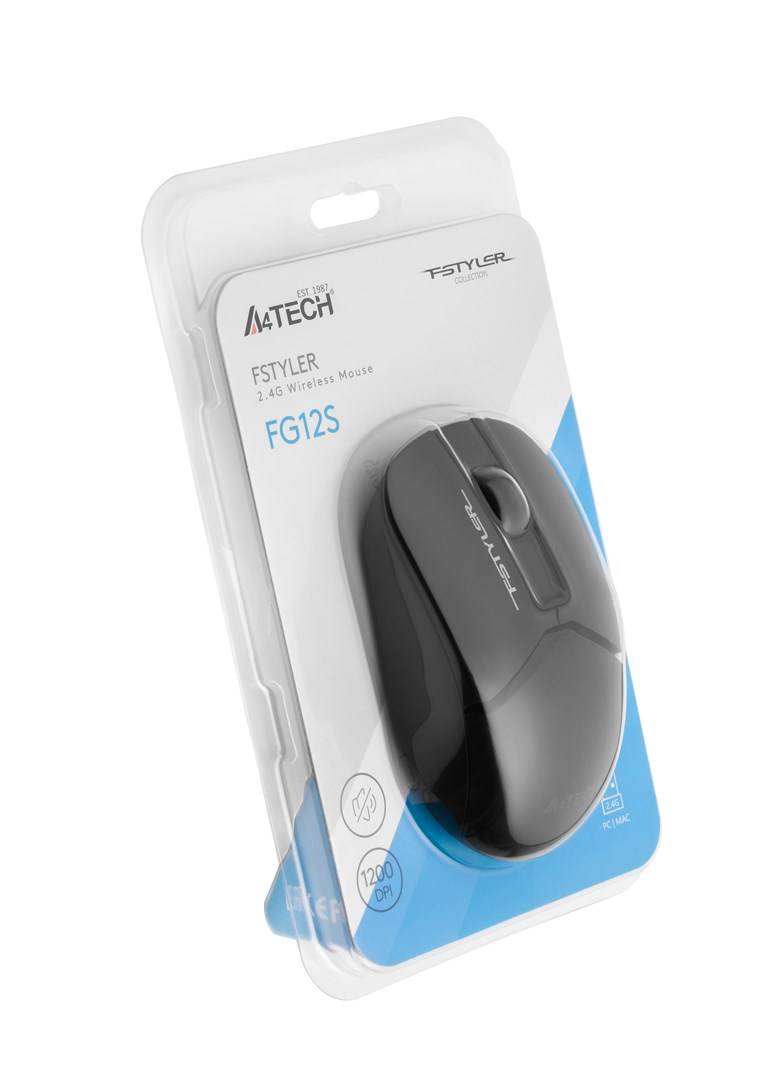 A4Tech kabellose optische Maus FSTYLER FG12S RF 2,4GHz A4TMYS47120 (A4TMYS47120)