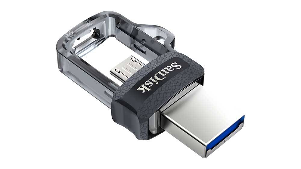 SanDisk Ultra® Dual Drive m3.0 USB-Zusatzspeicher Smartphone/Tablet 32 GB Micro USB (OTG), USB 3.2 Gen 1 (USB 3.0)