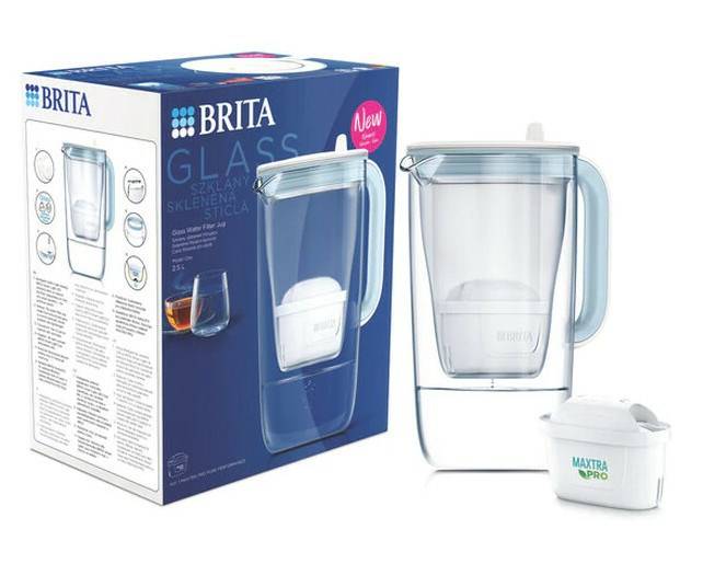 BRITA 1050452, Aufsatz-Wasserfilter, 2,5 l, Blau, Weiß