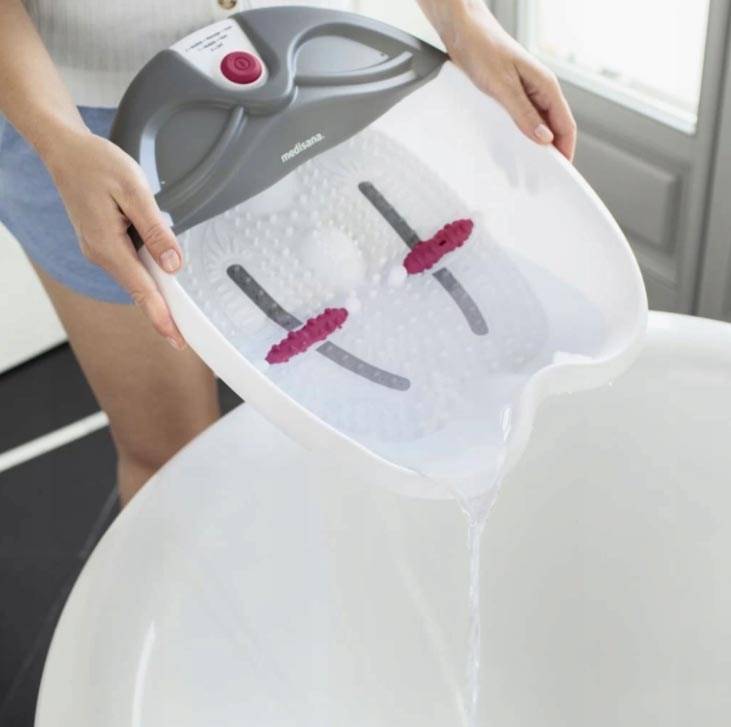 Medisana FS 300 Fußsprudelbad mit Fußreflexzonenmassage