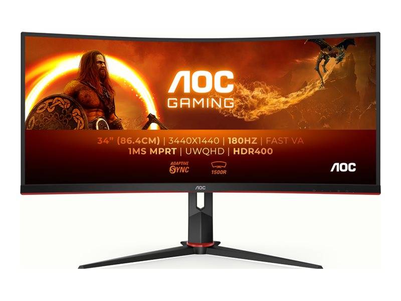 Gaming CU34G2XP - 34 Zoll WQHD Curved Monitor, 180 Hz FreeSync Prem.