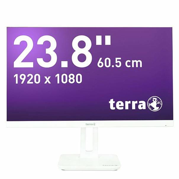 TERRA LCD/LED 2465W PV white USB-C/DP/HDMI GREENLINE PLUS Flachbildschirm TFT/LCD 23,8" 5 ms 250 cd/m² LED-Backlight TFT DisplayPort HDMI USB Typ